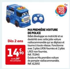 Ma Premiere Voiture De Police offre à 14,9€ sur Auchan