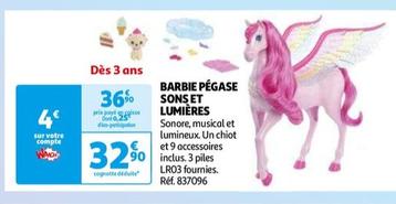 Barbie Pegase Sons Et Lumieres
