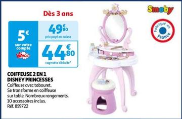 Coiffeuse 2 En 1 Disney Princesses