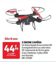 x drone caméra