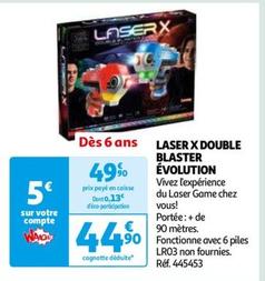 laserx double blaster évolution
