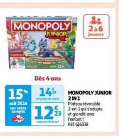 monopoly junior 2in1