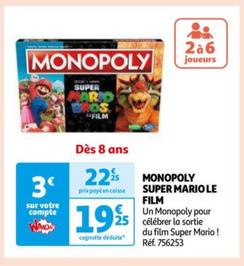 Monopoly Super Mario Le Film