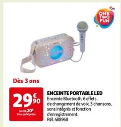 Enceinte Portable Led