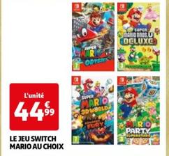 Le Jeu Switch Mario Au Choix