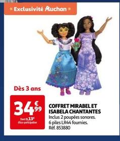 COFFRET MIRABEL ET ISABELA CHANTANTES