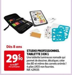 studio professionnel tablette 3 en 1