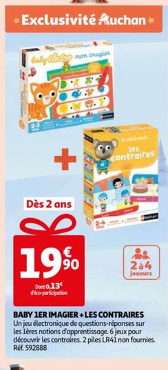 Baby 1er Imagier+les Contraires