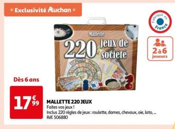 mallette 220 jeux