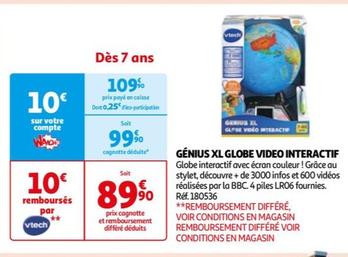 Génius Xl Globe Video Interactif