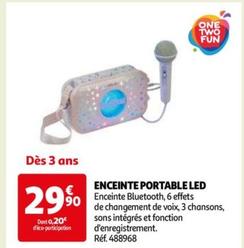 Enceinte Portable Led