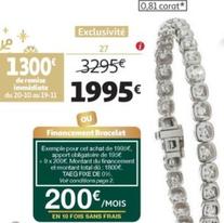 Bracelet offre à 1995€ sur Auchan