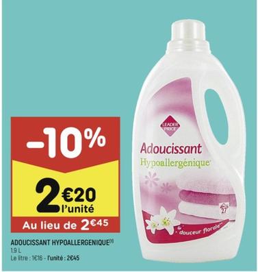 Adoucissant Hypoallergénique