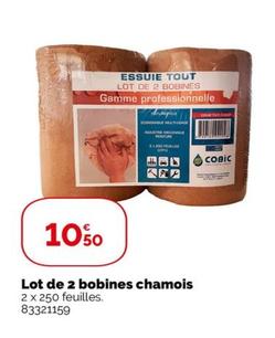 Lot de 2 Bobines Chamois