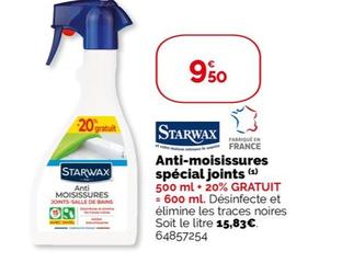 Starwax - Anti-moisissures Spécial Joints