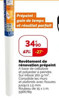 Revêtement De Rénovation Prépeint