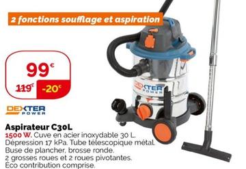 Dexter Power - Aspirateur C30l