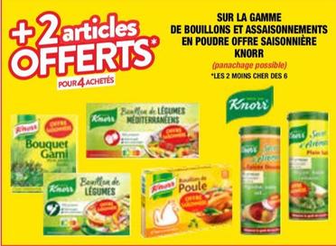 Sur La Gamme De Bouillons Et Assaisonnements En Poudre Offre Saisonnière Knorr