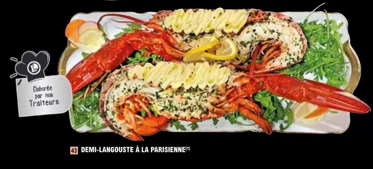 Demi Langouste A La Parisienne offre sur E.Leclerc