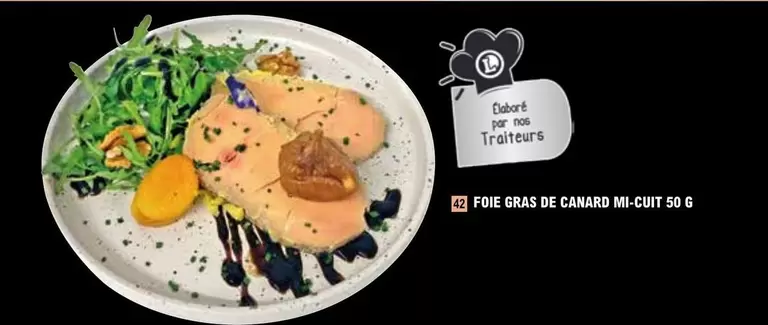 Foie Gras De Canard Mi-Cuit 50g offre sur E.Leclerc