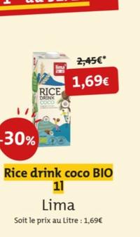 lima - rice drink coco bio