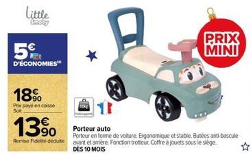 Little Smoby - Porteur Auto