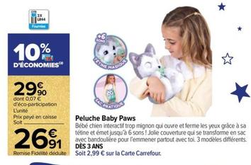 Peluche Baby Paws
