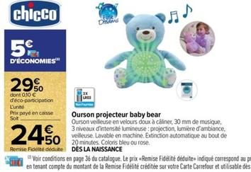 Ourson Projecteur Baby Bear