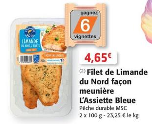 Filet De Limande Du Nord Façon Meunière L'assiette Bleue