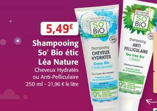 so bio etic - shampooing lea nature