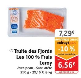 Leroy - Truite Des Fjord Les 100% Frais