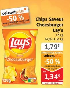 Chips Saveur Cheesburger
