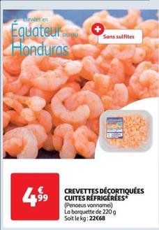 Crevettes Décortiquées Cuites Réfrigérées