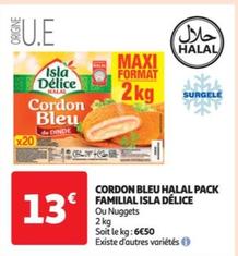 isla délice - cordon bleu halal pack familial
