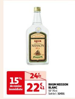 Rhum Neisson Blanc