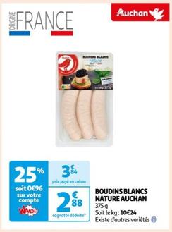 Auchan - Boudins Blancs Nature