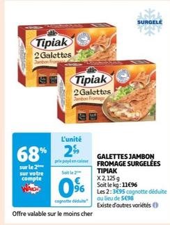 Galettes Jambon Fromage Surgelé