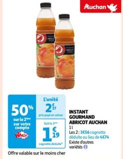 Auchan - Instant Gourmand Abricot