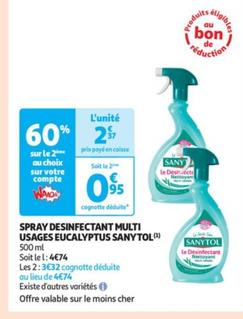 Spray Desinfectant Multi Usages Eucalyptus