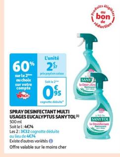 spray desinfectant multi usages eucalyptus