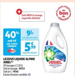 Lessive Liquide Alpine