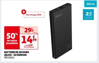 Qilive - Batterie De Secours -10 000mah 519042