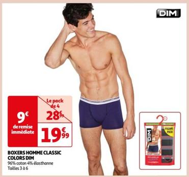dim - boxers homme classic colors
