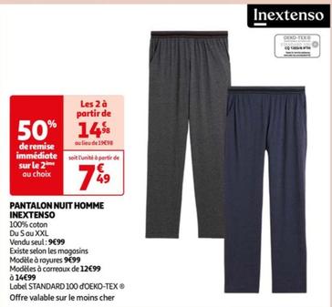 Inextenso - Pantalon Nuit Homme