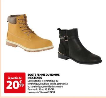 Inextenso - Boots Femme Ou Homme