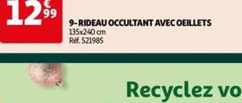 Rideau Occultant Avec Oeillets