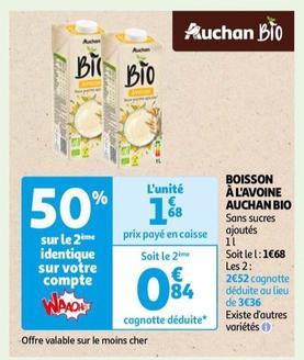 Auchan - Boisson À L'avoine Bio