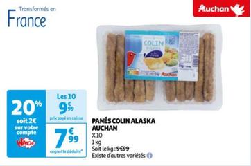 Auchan - Panés Colin Alaska
