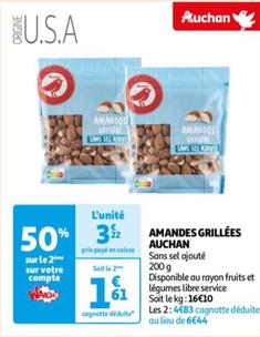 Auchan - Amandes Grillées