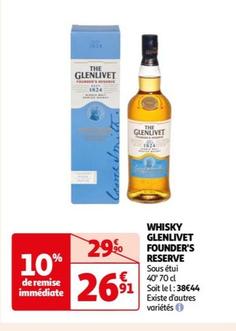glenlivet - whisky founder's reserve